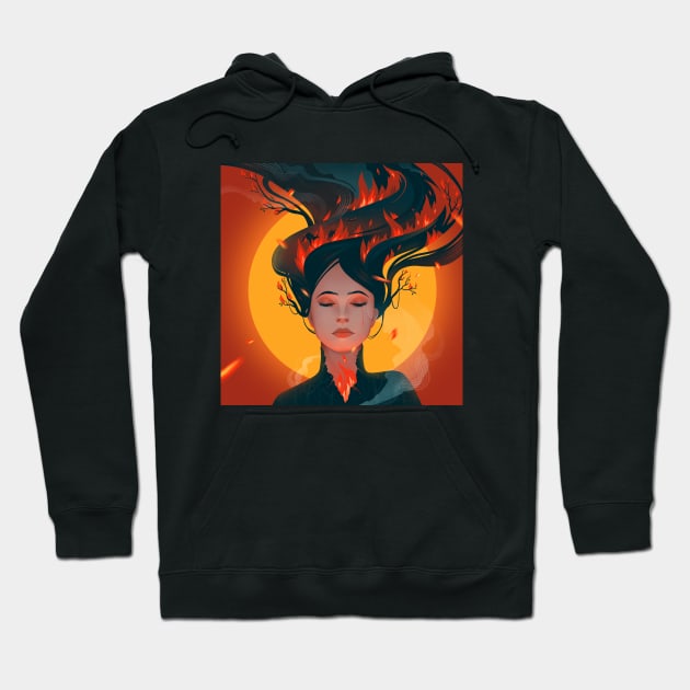 Australia on fire Hoodie by Anniko_story